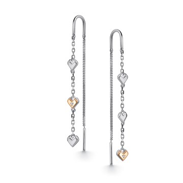 Серьги из серебра с Бриллиантом