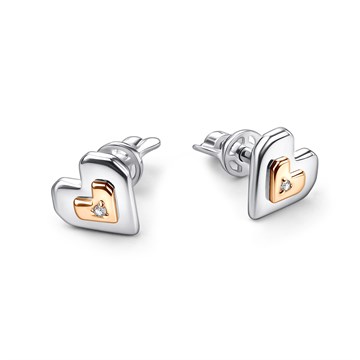 Серьги из серебра с Бриллиантом