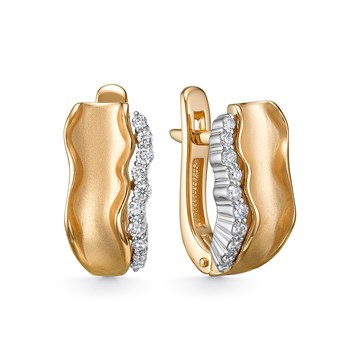 Серьги из золота с Бриллиантом