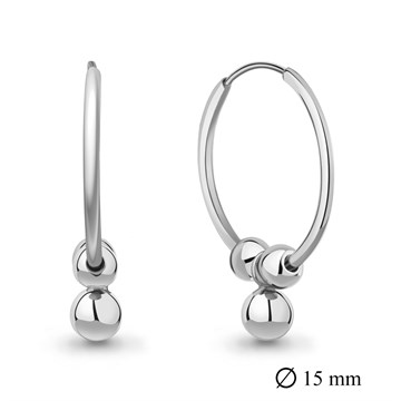 Серьги из серебра