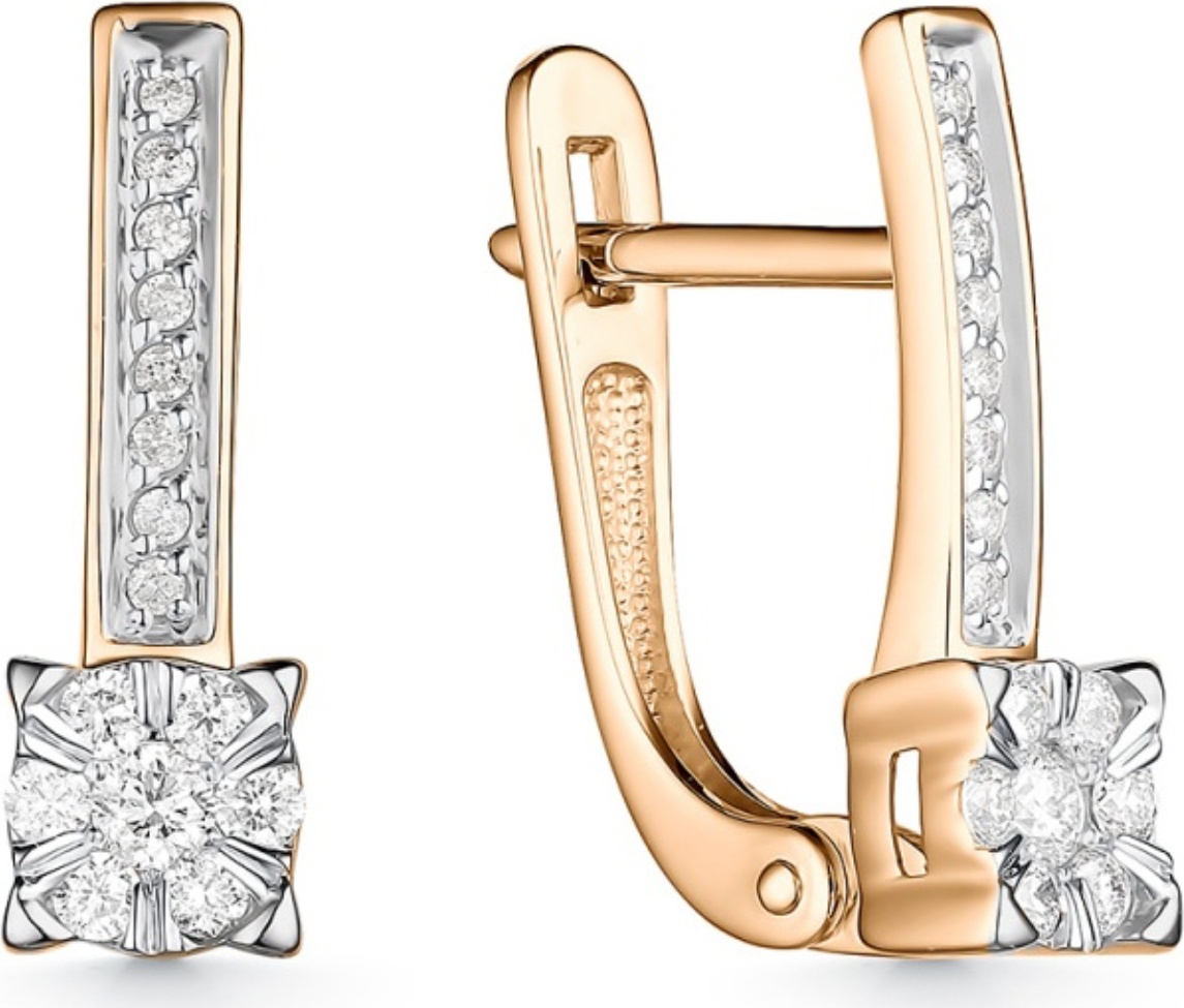 Серьги из золота с Бриллиантом