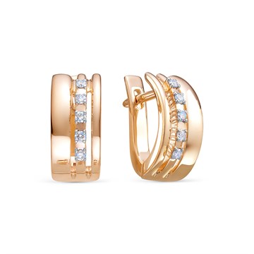 Серьги из золота с Бриллиантом