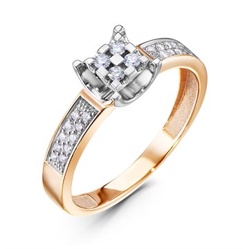 Кольцо из золота с Бриллиантом