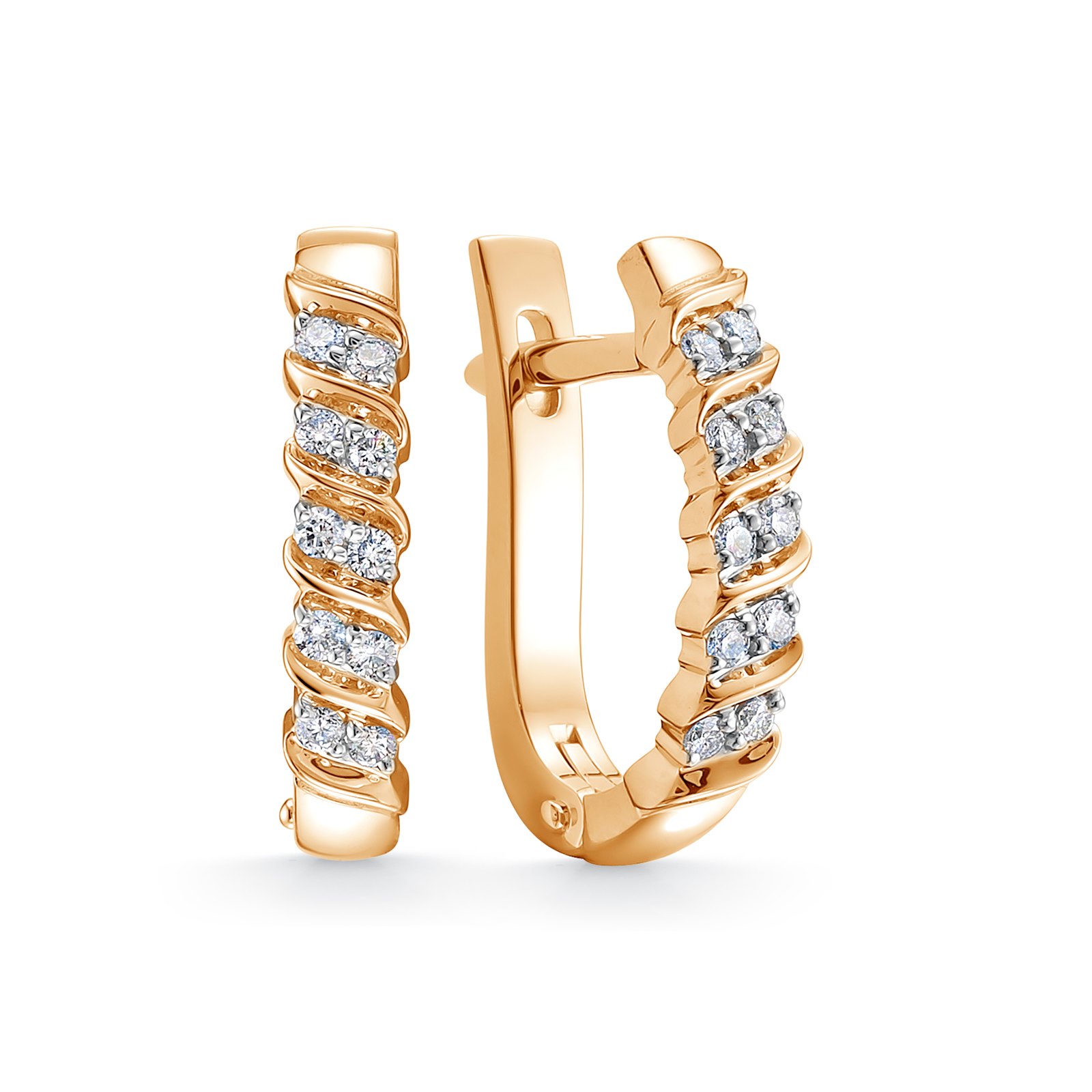 Серьги из золота с Бриллиантом