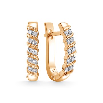 Серьги из золота с Бриллиантом