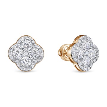 Серьги из золота с Бриллиантом