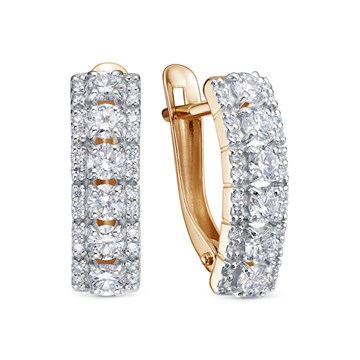 Серьги из золота с Бриллиантом