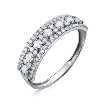 Кольцо из белого золота с Бриллиантом