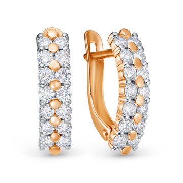 Серьги из золота с Бриллиантом