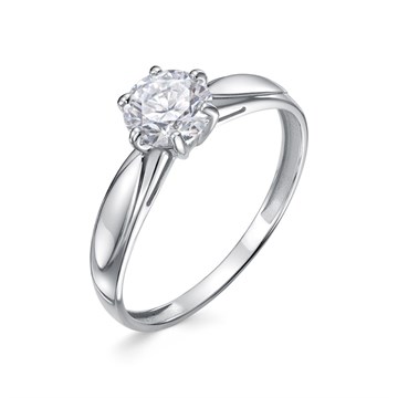 Помолвочные кольца из белого золота с Бриллиантом