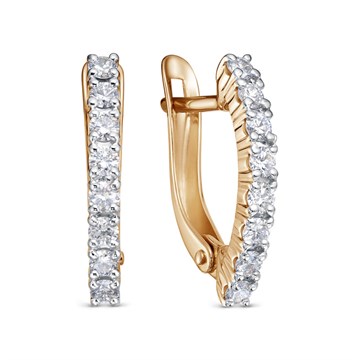 Серьги из золота с Бриллиантом