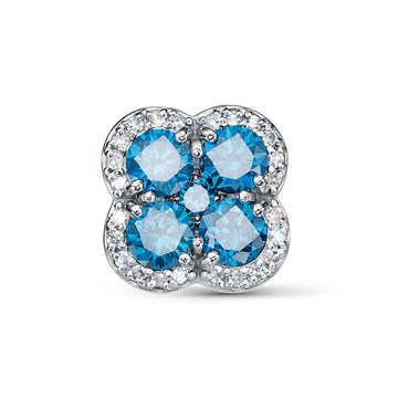 Подвеска из белого золота с Бриллиантом