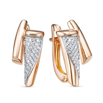 Серьги из золота с Бриллиантом