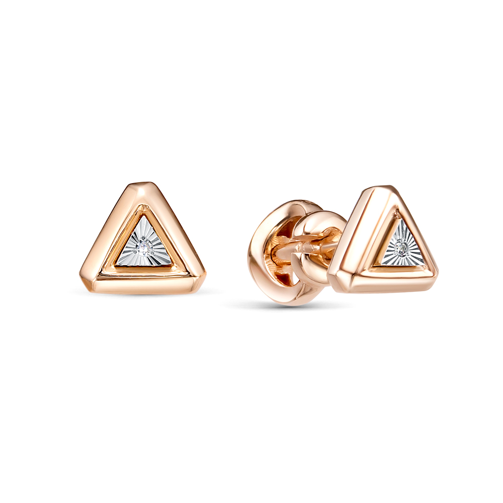 Серьги из золота с Бриллиантом