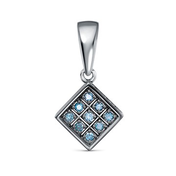 Подвеска из белого золота с Бриллиантом