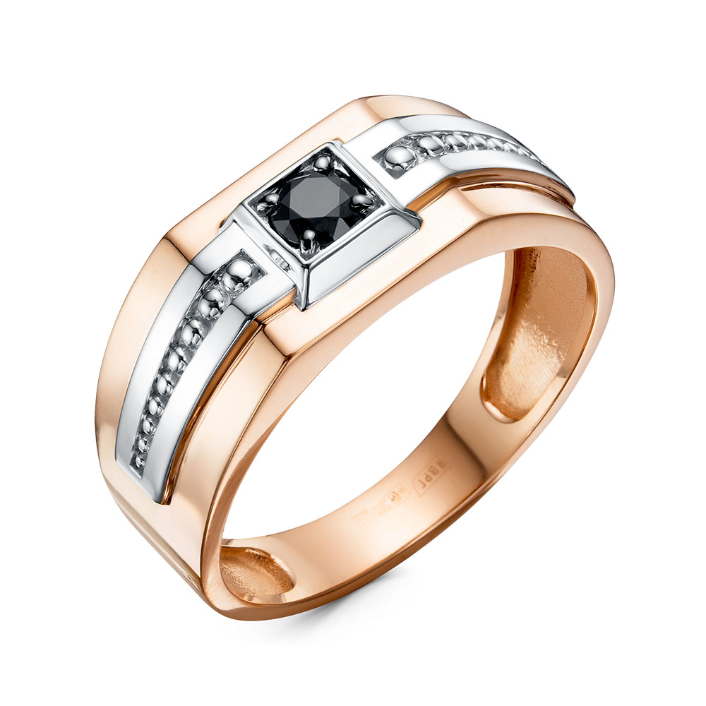 Кольцо из белого золота со шпинелью