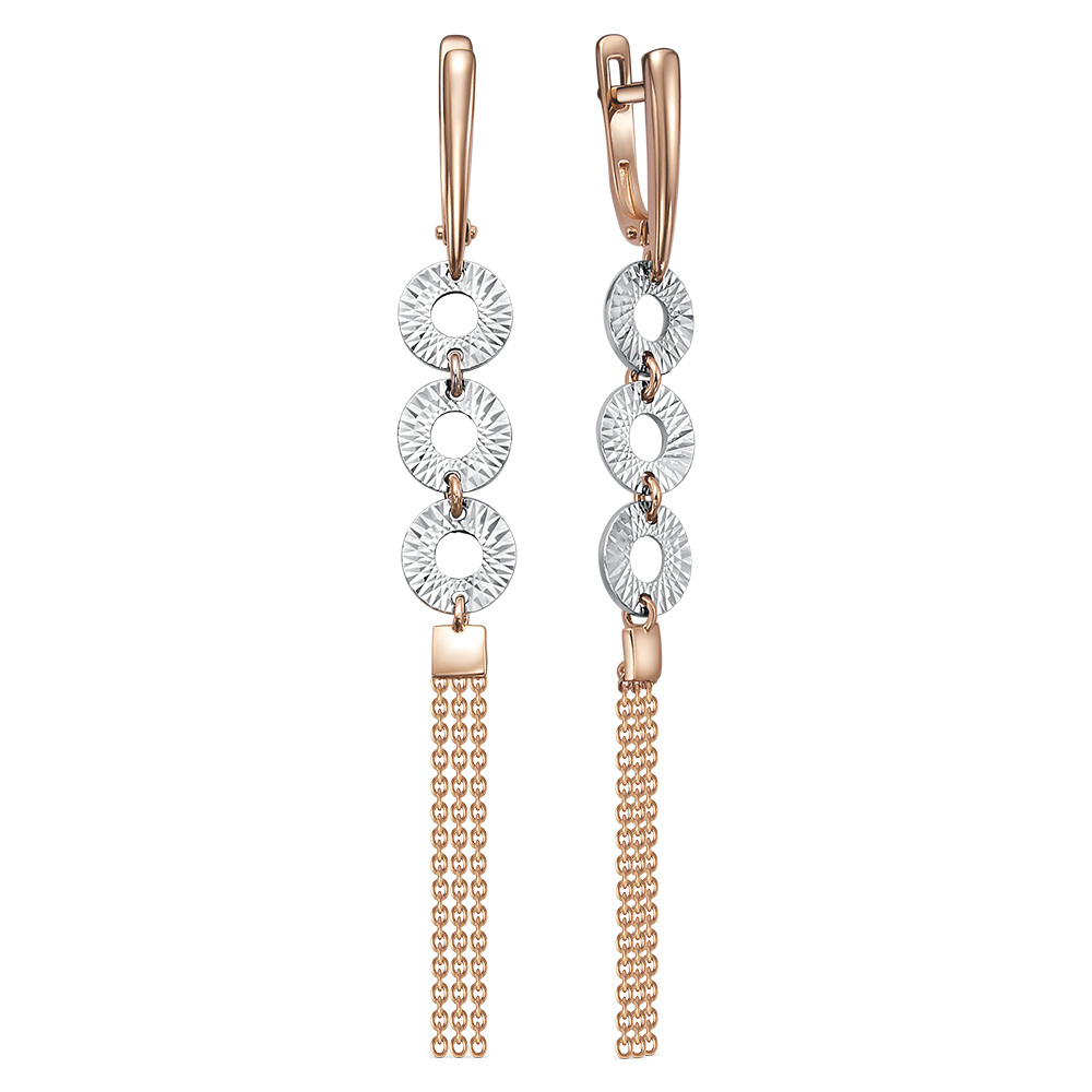 Серьги из белого золота