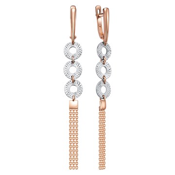 Серьги из белого золота