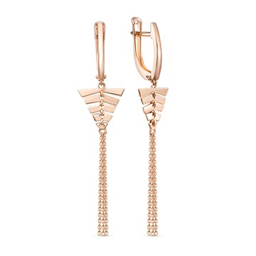 Серьги из белого золота