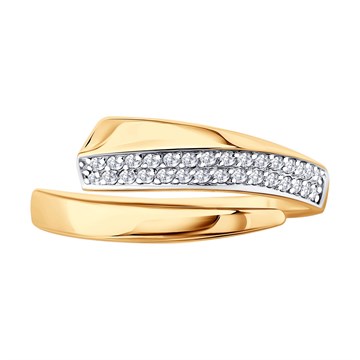 Кольцо из&nbsp;золота с&nbsp;фианитом