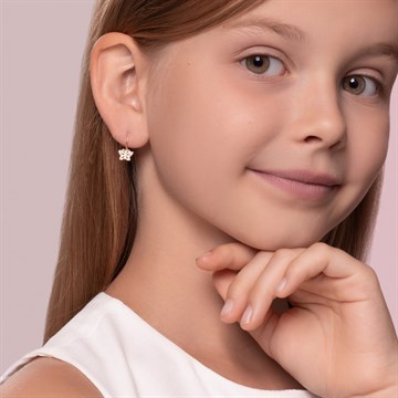 Серьги из&nbsp;золота с&nbsp;фианитом