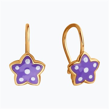 Серьги из&nbsp;золота с&nbsp;эмалью