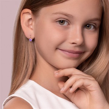 Серьги из&nbsp;золота с&nbsp;эмалью