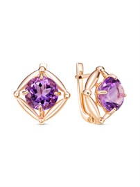 Серьги из&nbsp;золота с&nbsp;Аквамарином Параиба