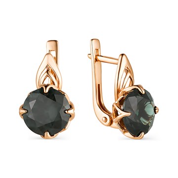 Серьги из&nbsp;золота Сапфир синтетика