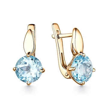 Серьги из&nbsp;золота с&nbsp;топазом