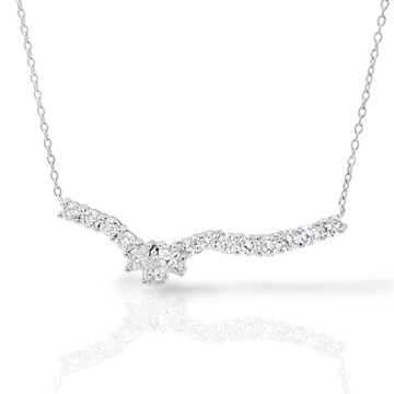 Колье из&nbsp;белого золота с&nbsp;Бриллиантом