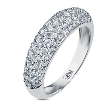 Кольцо из&nbsp;белого золота с&nbsp;Бриллиантом