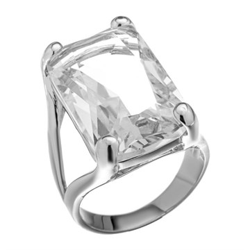 Кольцо из&nbsp;серебра с&nbsp;фианитом