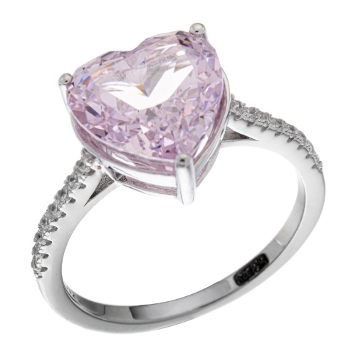 Кольцо из&nbsp;серебра с&nbsp;фианитом