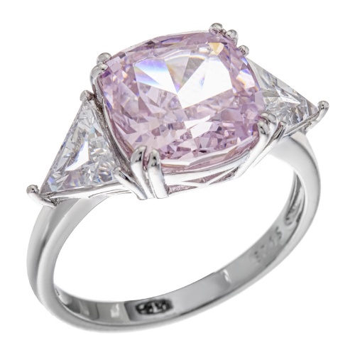 Кольцо из&nbsp;серебра с&nbsp;фианитом