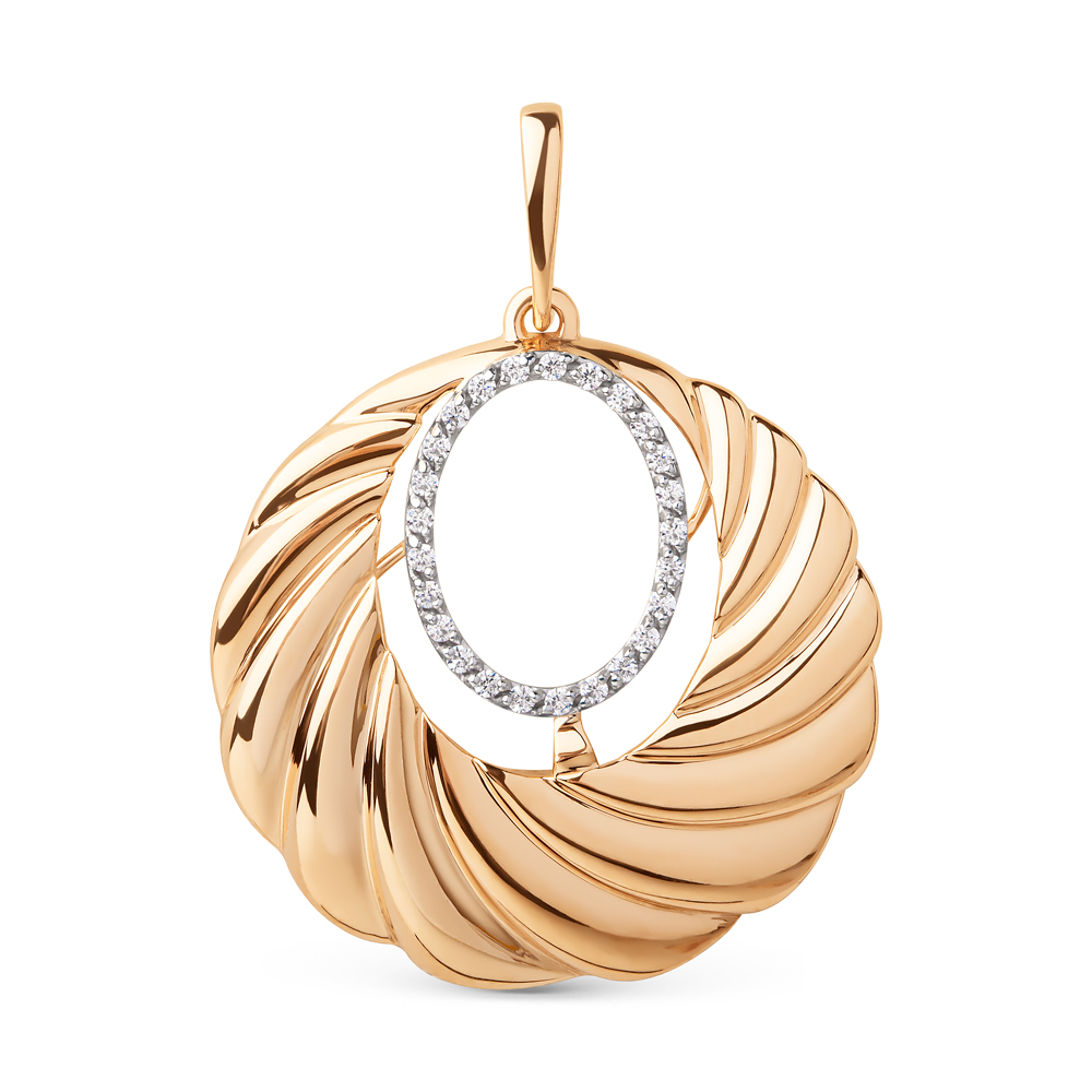 Подвеска из&nbsp;золота с&nbsp;фианитом