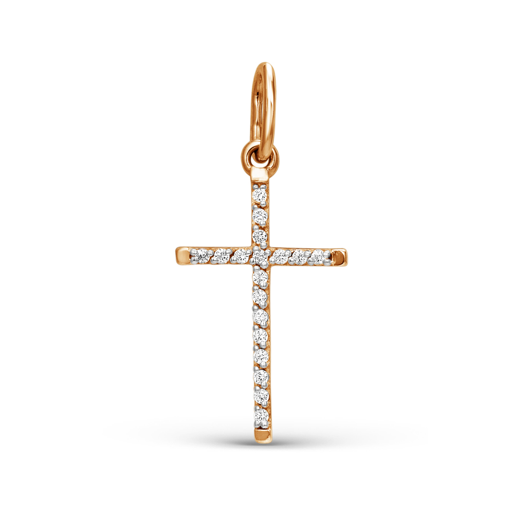 Подвеска из&nbsp;золота с&nbsp;фианитом