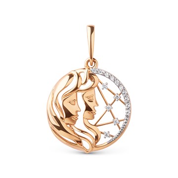 Подвеска из&nbsp;золота с&nbsp;фианитом