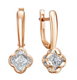 Серьги из&nbsp;золота с&nbsp;Бриллиантом