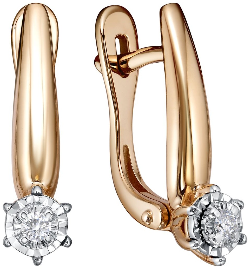 Серьги из&nbsp;золота с&nbsp;Бриллиантом