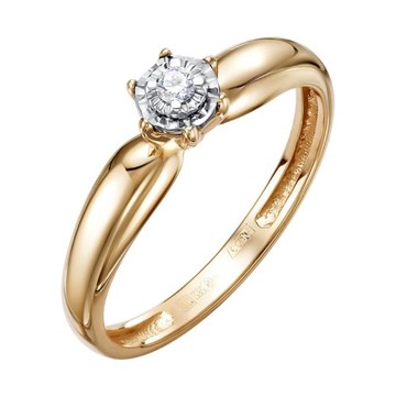 Кольцо из&nbsp;золота с&nbsp;Бриллиантом