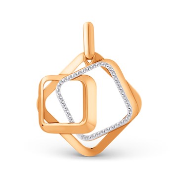 Подвеска из&nbsp;золота с&nbsp;фианитом