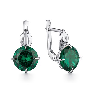 Серьги из&nbsp;серебра с&nbsp;Александритом