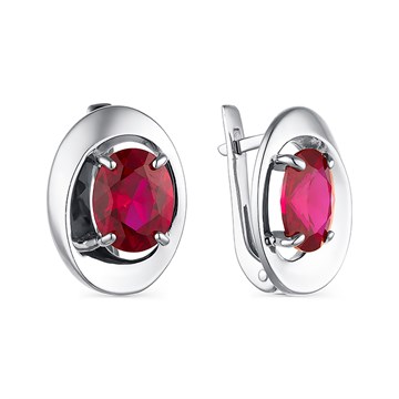 Серьги из&nbsp;серебра с&nbsp;топазом