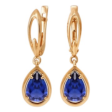 Серьги из&nbsp;серебра с&nbsp;топазом