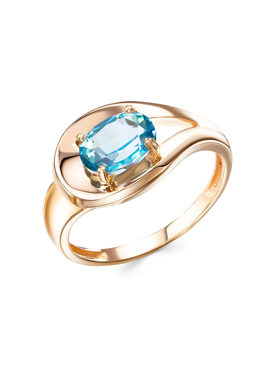 Кольцо из&nbsp;серебра Сапфир синтетика