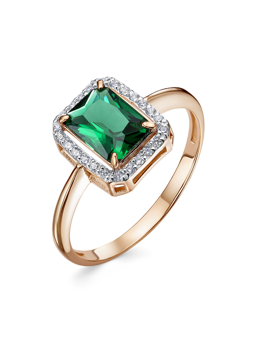 Кольцо из&nbsp;серебра с&nbsp;топазом и&nbsp;фианитом