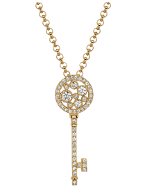 Колье из&nbsp;лимонного золота с&nbsp;Бриллиантом