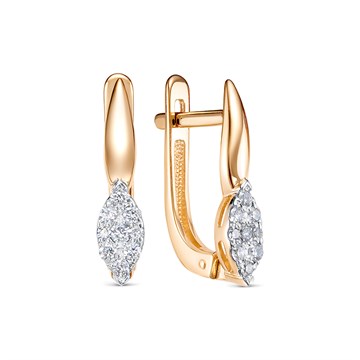 Серьги из&nbsp;золота с&nbsp;Бриллиантом