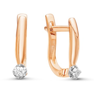 Серьги из&nbsp;золота с&nbsp;Бриллиантом